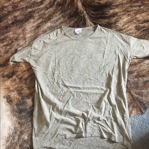 Lularoe Black & Cream Stripe Irma